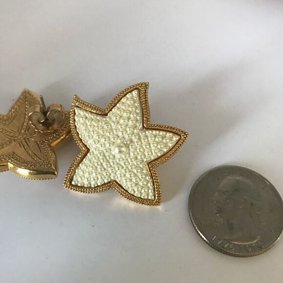 Star fish pierced earrings  - Picture 3 of 4